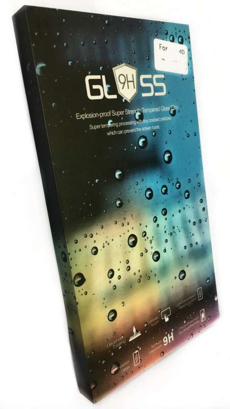4D Samsung S8 Full Cover 3D Curved Edge to Edge Tempered Glass Screen Protector (Clear & Black)