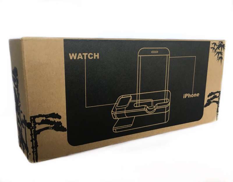 Apple Watch Stand iWatch Bamboo Wood Charging Dock Charge Station Holder iPhone & iWatch 42mm 38mm