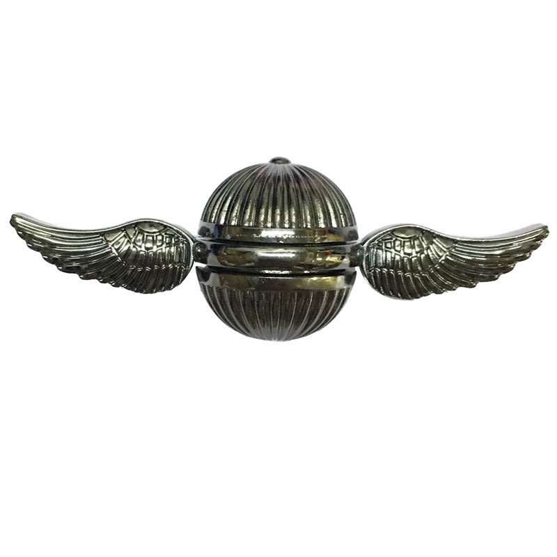 Fidget Spinner Harry Potter Quidditch Golden Snitch Wings Hand Finger Spinner Metal V2