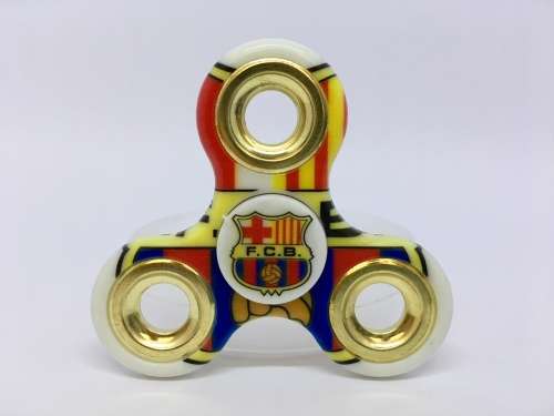 Soccer Fidget Spinner Chelsea Liverpool Real Madrid Barcelona Arsenal Football Hand Finger Spinner