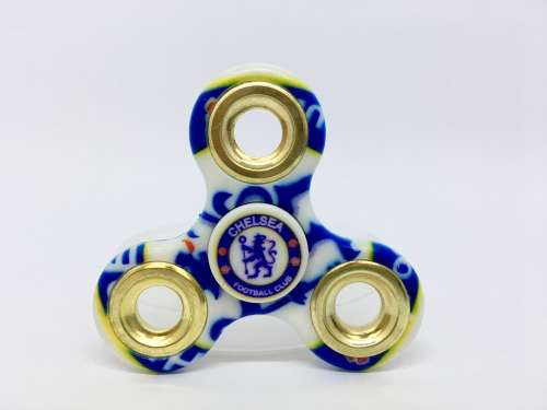 Soccer Fidget Spinner Chelsea Liverpool Real Madrid Barcelona Arsenal Football Hand Finger Spinner