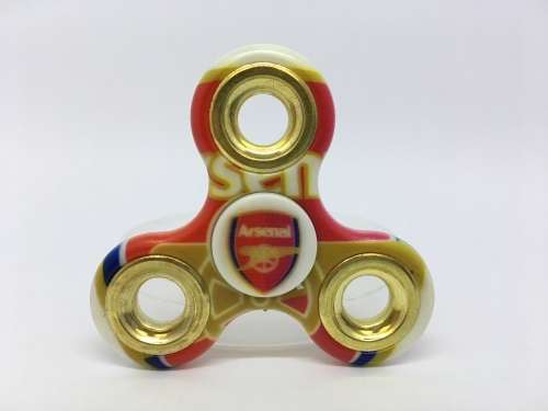 Soccer Fidget Spinner Chelsea Liverpool Real Madrid Barcelona Arsenal Football Hand Finger Spinner