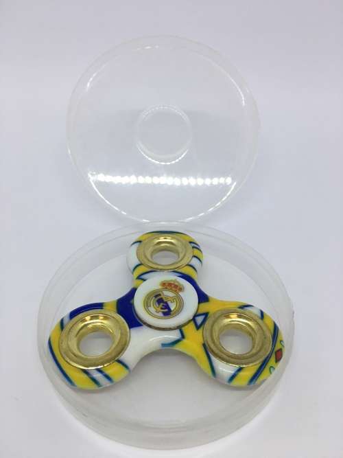 Soccer Fidget Spinner Chelsea Liverpool Real Madrid Barcelona Arsenal Football Hand Finger Spinner