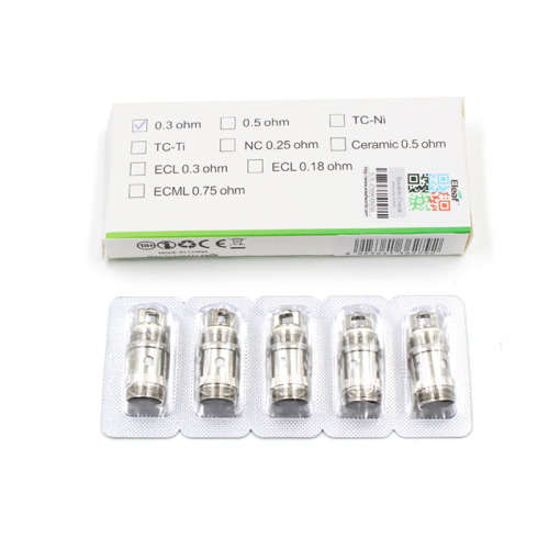 5pcs 5 Pack Eleaf EC Coil Head iJust S iJust 2 Melo 3 iStick Pico Coils Atomizer 0.3ohm 0.5ohm Clone