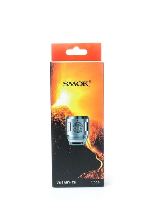 SMOK TFV8 V8 BABY T8 COIL OCTUPLE CORE  1 PCS Atomizer Clone AL85 Alien 220 V8 Replacement Head