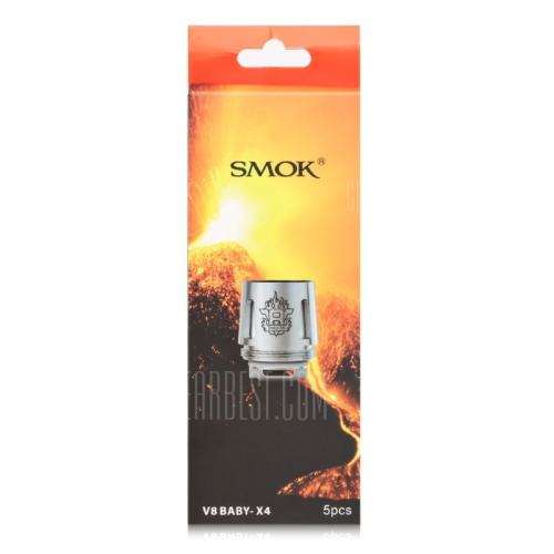 SMOK TFV8 V8 BABY X4 COIL QUADRUPLE CORE 1 PCS Atomizer Clone AL85 Alien 220 V8 Replacement Head