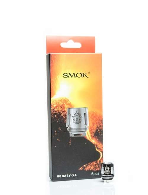 SMOK TFV8 V8 BABY X4 COIL QUADRUPLE CORE 1 PCS Atomizer Clone AL85 Alien 220 V8 Replacement Head