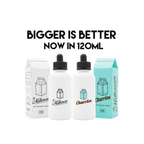 The Milkman, Crumbleberry, Churrios, Milky O's, Pudding, Moonies  E-Liquid 120ml 3mg Clone