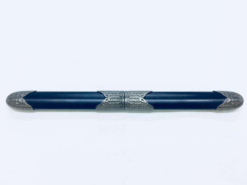 Detachable Double Bladed Knife Staff Two Sword Blade Ninja  Short Sword Steel Metal Baton Dagger