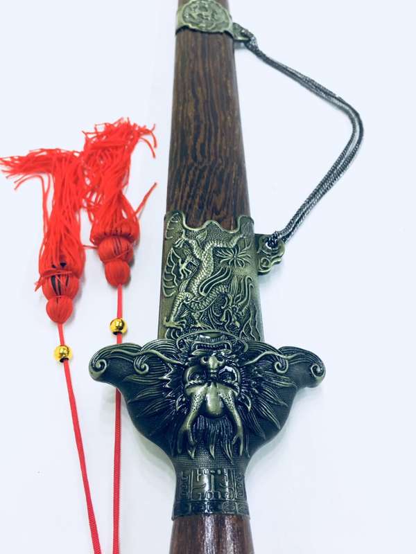 Chinese Tai Chi Style Long Straight Sword Metal Steel Dragon Martial Arts Sword