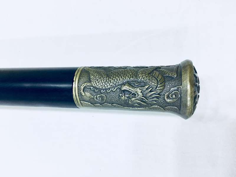 Chinese Broadsword Wushu DADAO Long Handle Sabre Steel Blade Saya Metal Long Sword