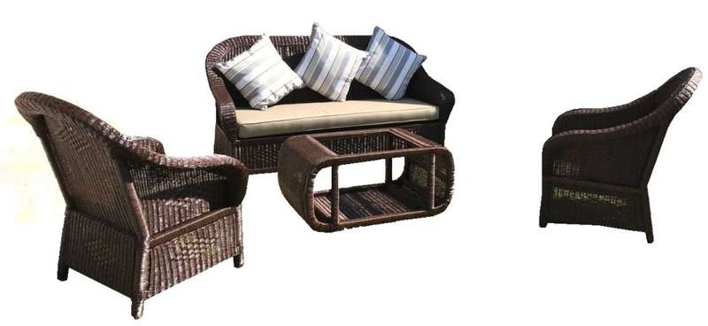 Serengeti Rattan/Cane Furniture | 3 Seater Suite