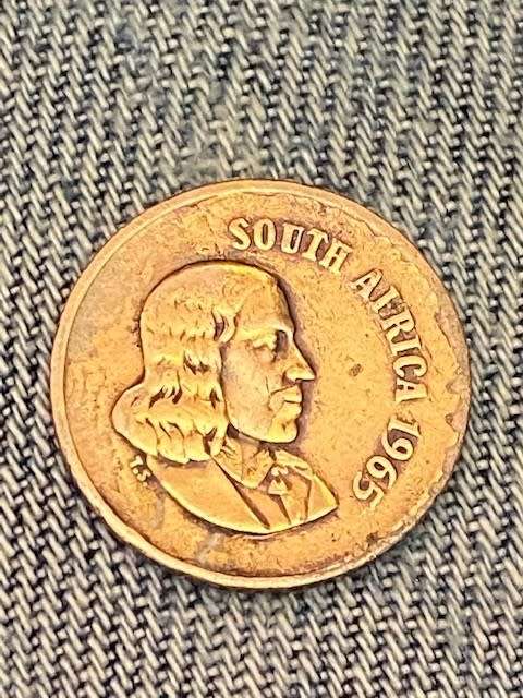 1965 South Africa English 1 cent. ***Low Mintage and rare coin***