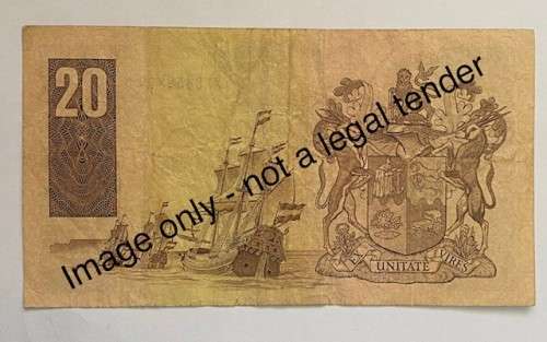 R20 South Africa REPLACEMENT Bank Note - XX series - Governor CL Stals. UNC Catalogue Value R2,000