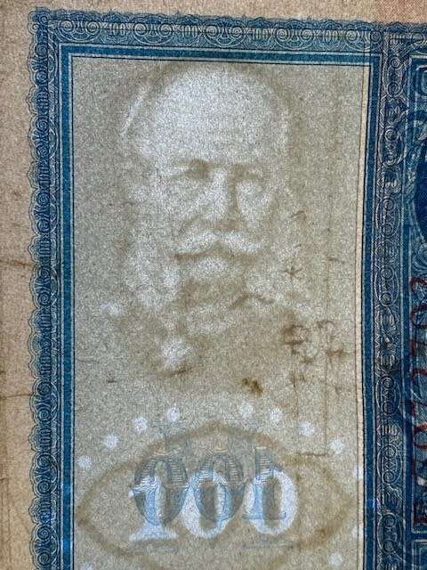 Germany - 1910 - 100 Mark Reichsbanknote, red seals  P#42