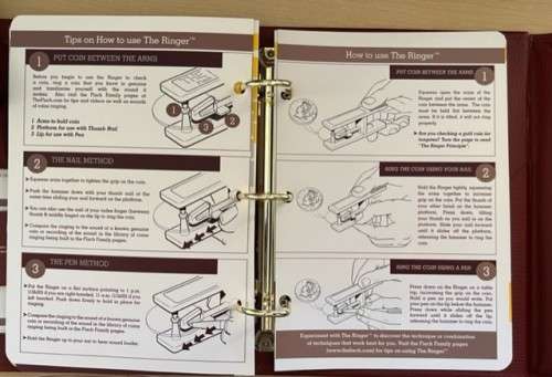 The FISCH Fake Gold, Platinum & Silver Detector + FISCH Ringer. Like new condition.