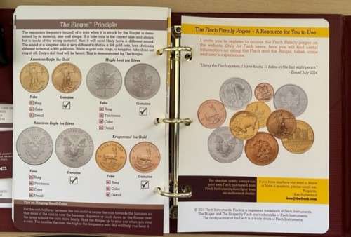 The FISCH Fake Gold, Platinum & Silver Detector + FISCH Ringer. Like new condition.