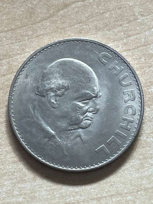 Great Britain Nickel Crown. 1874-1965. Commemorative Crown. Sir Winston Churchill