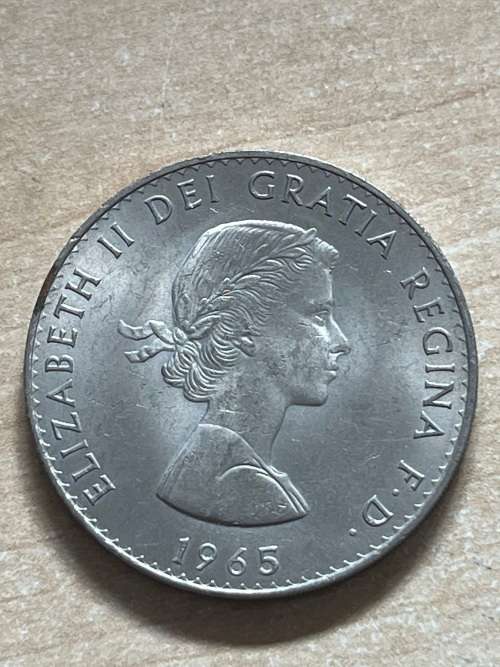 Great Britain Nickel Crown. 1874-1965. Commemorative Crown. Sir Winston Churchill