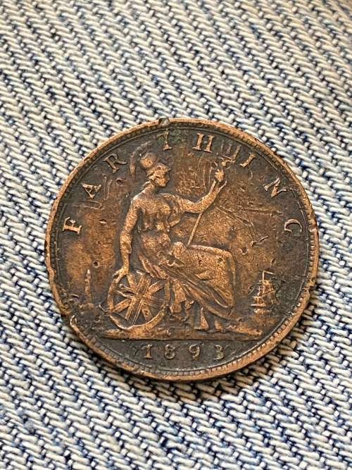 1893 Great Britain Farthing