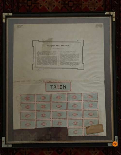 Bruxelles, France - `Le Central Electrique du Nord`. Share Certificate number 15424. 18 January 1906