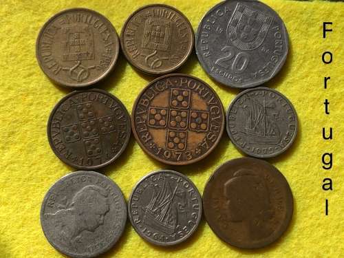 COINS OF PORTUGAL including an Old 1930 coin