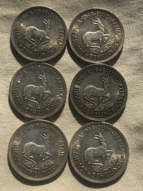 1948 5 Shilling (6 Available)