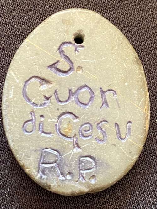 Souvenir, must be in military period. Non-metallic