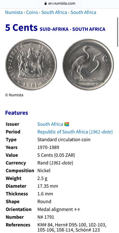 1975 Partial Proof Set - Includes 1/2c-50c in SA Mint Box. Brilliant Proof Coins.
