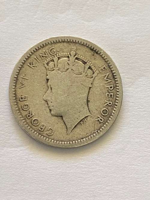 1937 Silver Southern Rhodesia three pence.