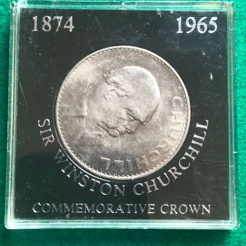 1874-1965 Sir Winston Churchill Commemorative Crown In Perspex Holder