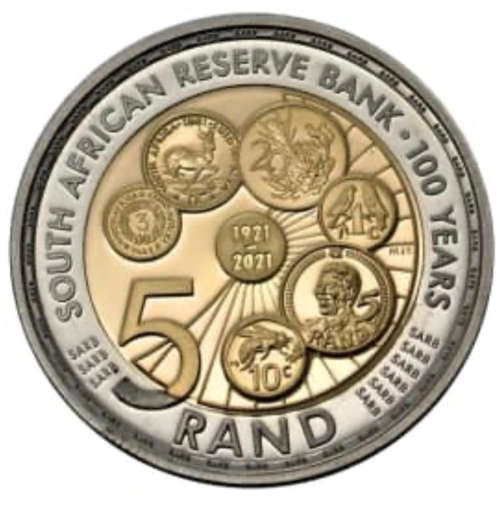 2021 SARB Centenary Circulation Proof R5 (9.50 gram)