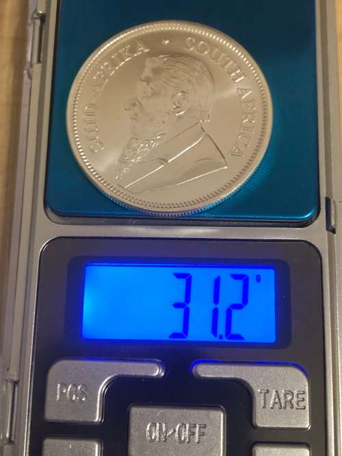 2018 Uncirculated Silver Krugerrand - 1 oz fine silver.