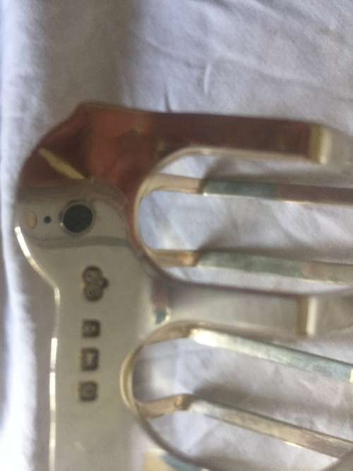 Solid silver toast racks