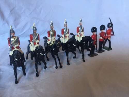 Vintage lead toy soldiers - The Life Guards
