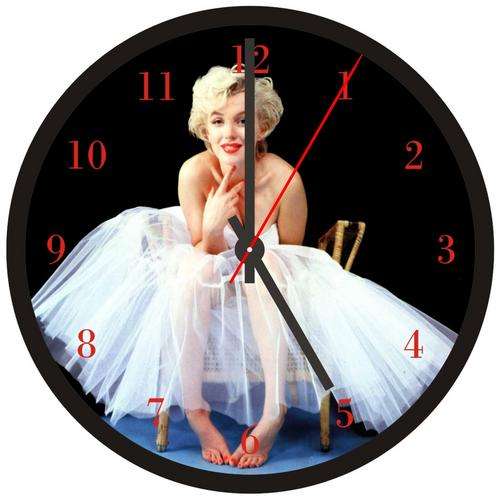 Marilyn Monroe Record Clock