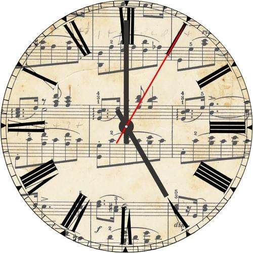 Music Note CD Clock