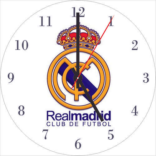 Real Madrid CD Clock