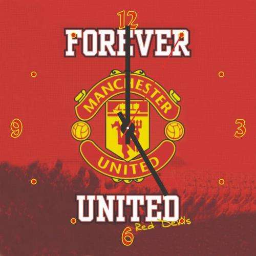 Manchester United Clock