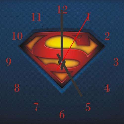 Superman Clock