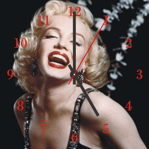 Marilyn Monroe Clock