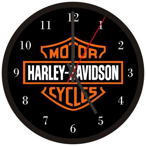 Harley Davidson LP Record Clock