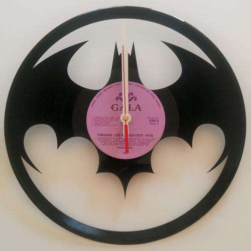Batman LP vinyl Clock