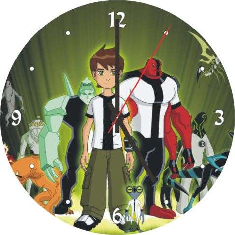 Ben 10 CD Clock