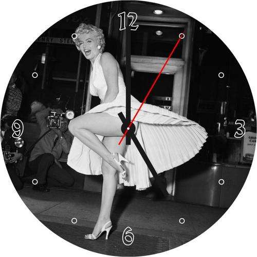 Marilyn Monroe CD Clock