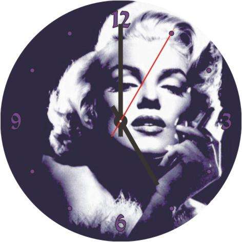 Marilyn Monroe CD Clock