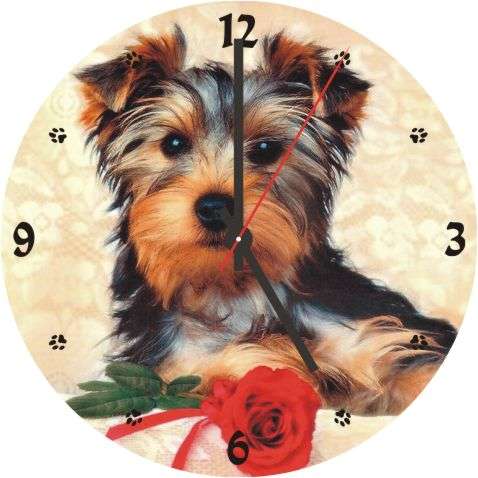 Dog CD Clock