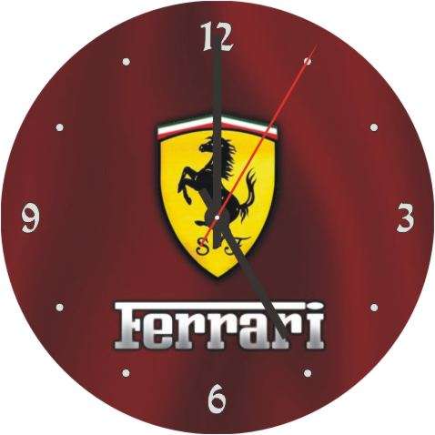 Ferrari CD Clock