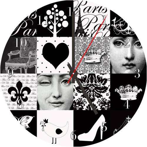 Collage CD Clock