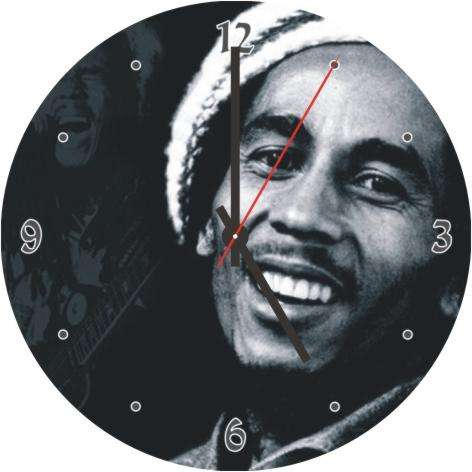 Bob Marley CD Clock